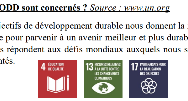 Prise de conscience du changement climatique et inquiétude – échantillon de population proche du collège Albert Camus